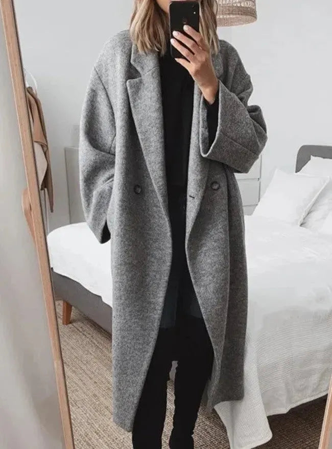 Juliana | Women's Double Breasted Long Coat