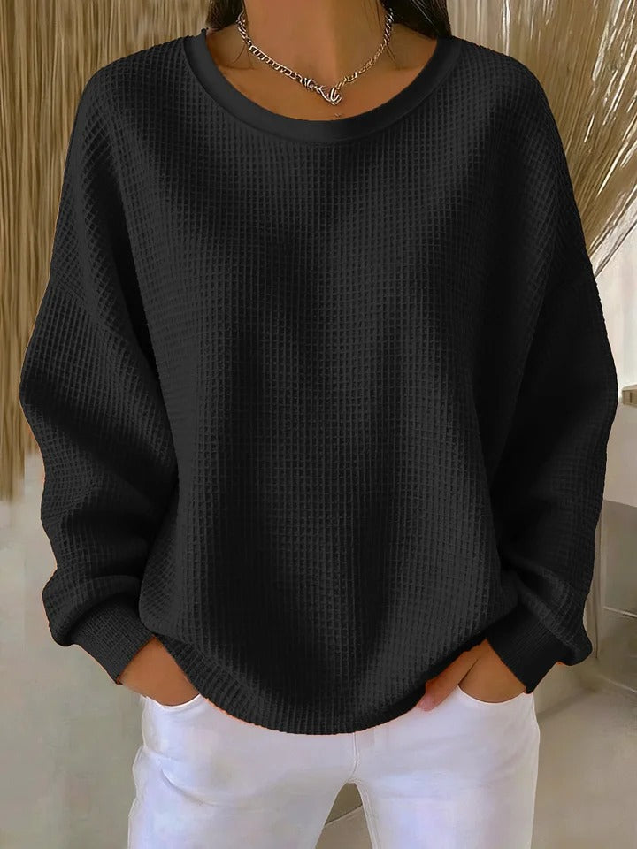 Charlotte | Women's Crewneck Knit Sweater with Relaxed Fit