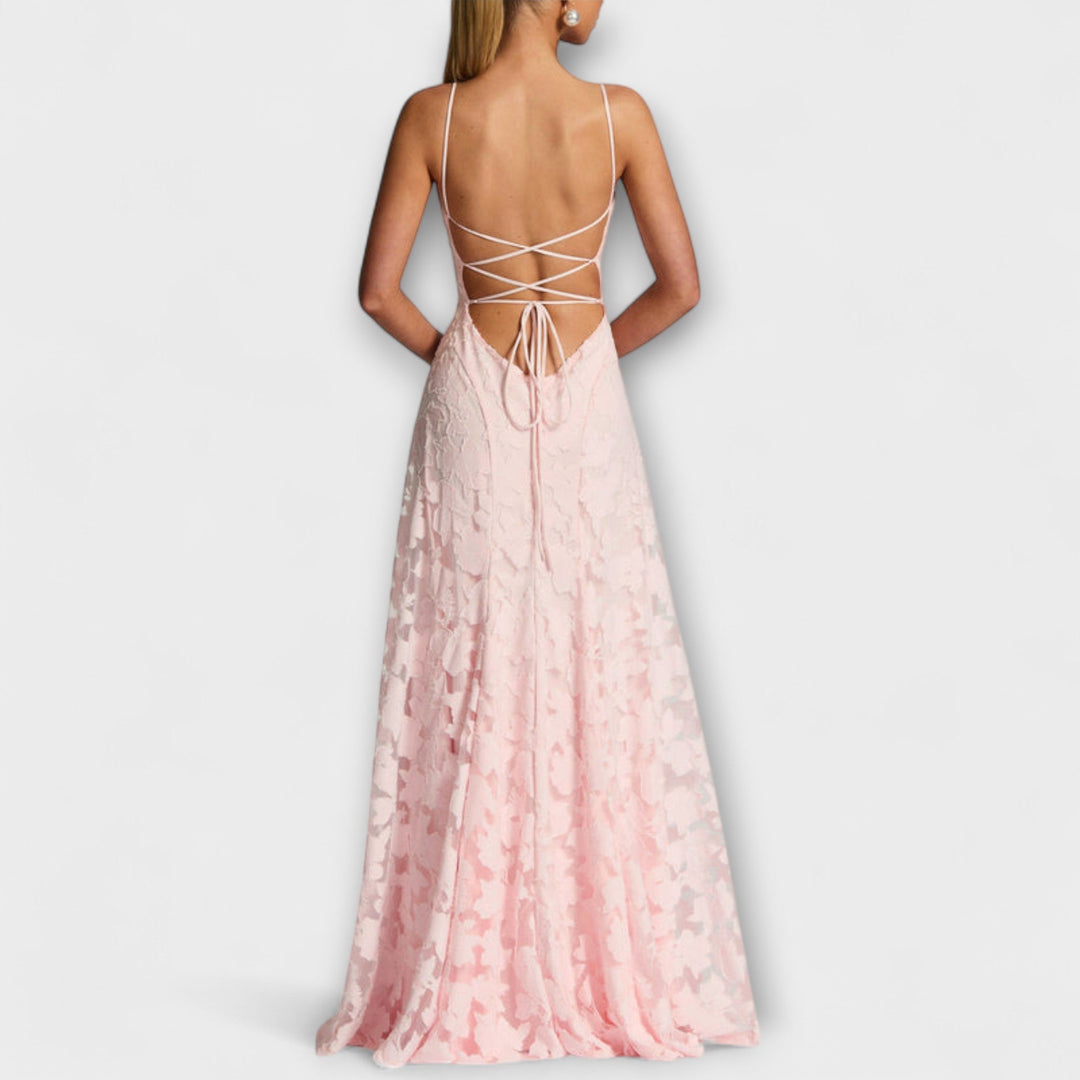 Aria | Floral Lace Maxi Dress
