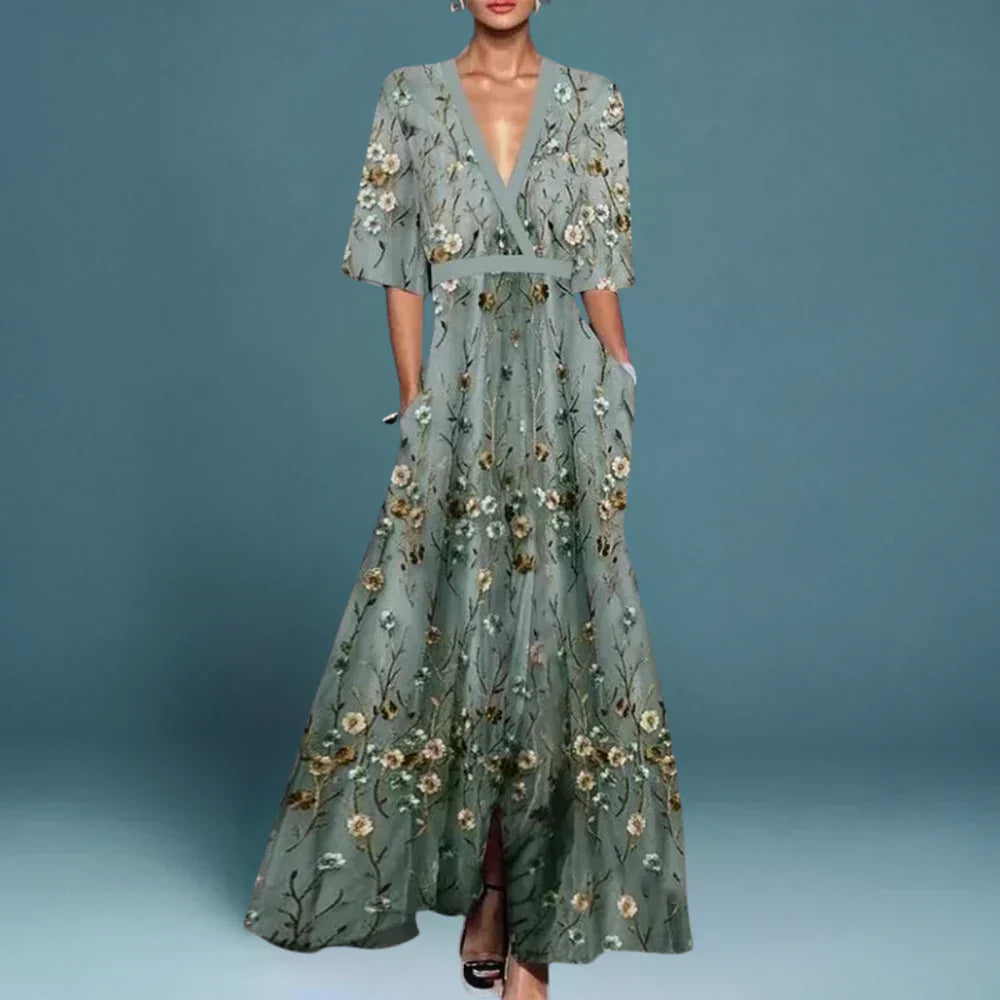 Adriana | Floral Maxi Dress