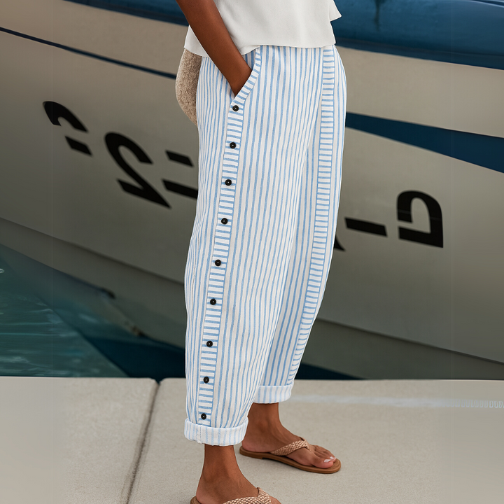 Brooke | Striped Wide Leg Pants