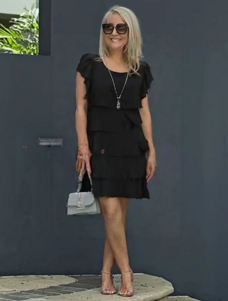 Elodie | Layered Midi Dress