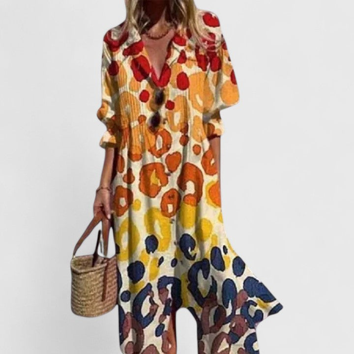 Tallulah | Women's Boho Midi Dress