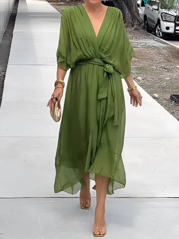 Cecelia | Women's Wrap Midi Dress