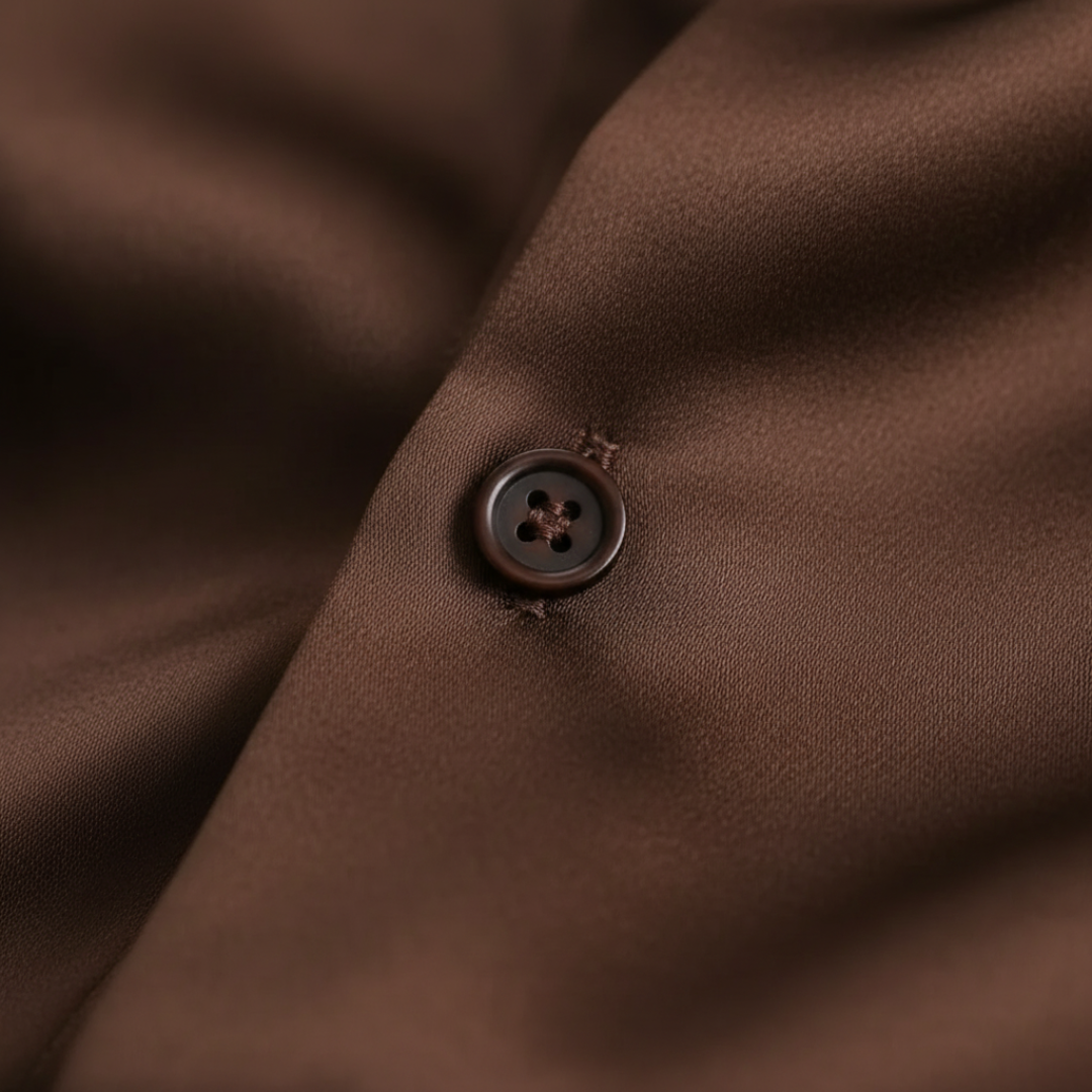 Isabella | Long Sleeve Satin Blouse