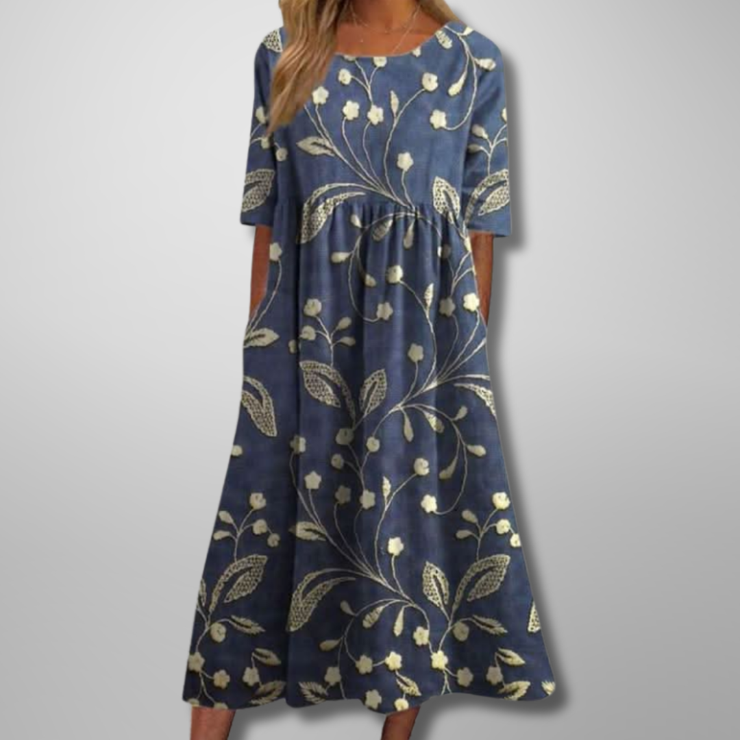 Lillian | Floral Midi Dress