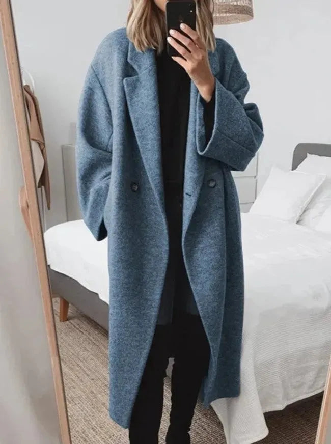 Juliana | Women's Double Breasted Long Coat