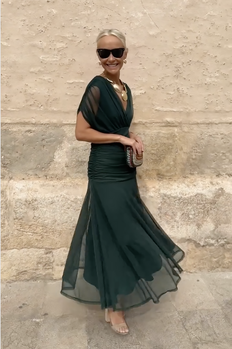 Lily | V-Neck Maxi Dress