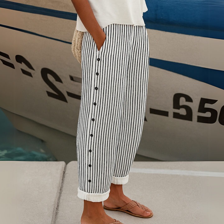 Brooke | Striped Wide Leg Pants