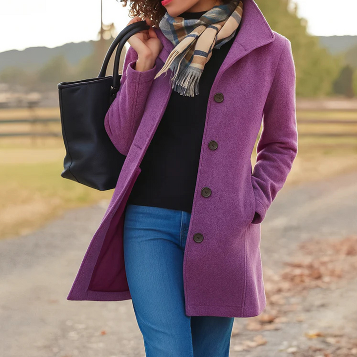 Charlotte | Women's Long Button Front Coat
