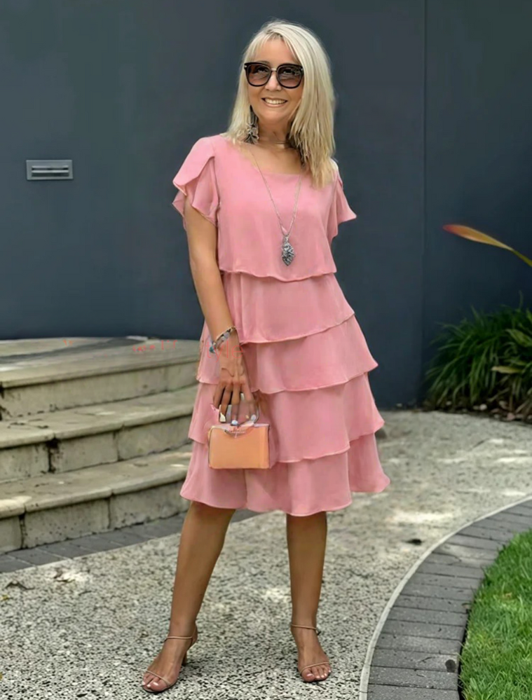 Elodie | Layered Midi Dress
