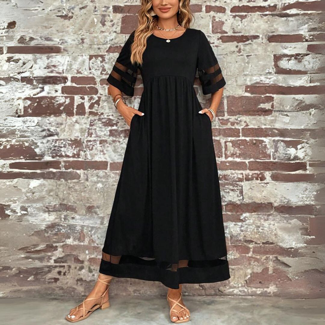 Charlotte | Empire Waist Maxi Dress with Flowy Fit