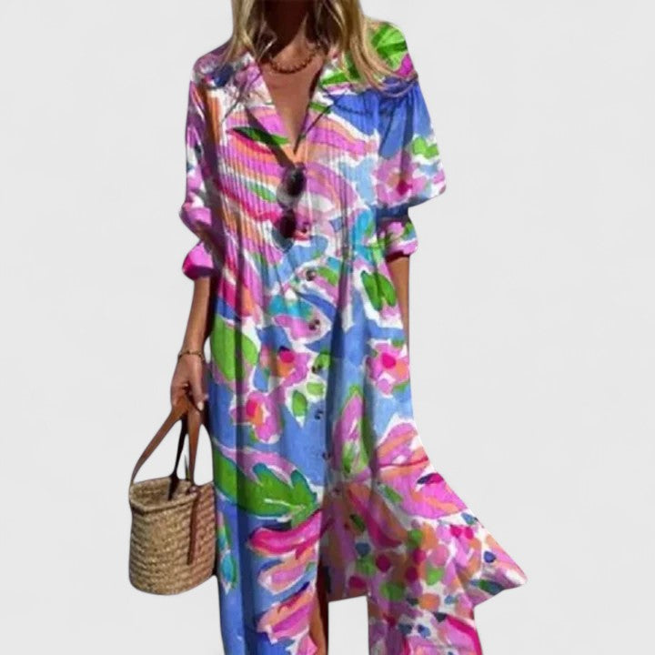Tallulah | Women's Boho Midi Dress