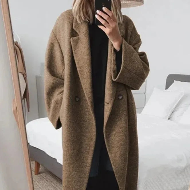 Juliana | Women's Double Breasted Long Coat