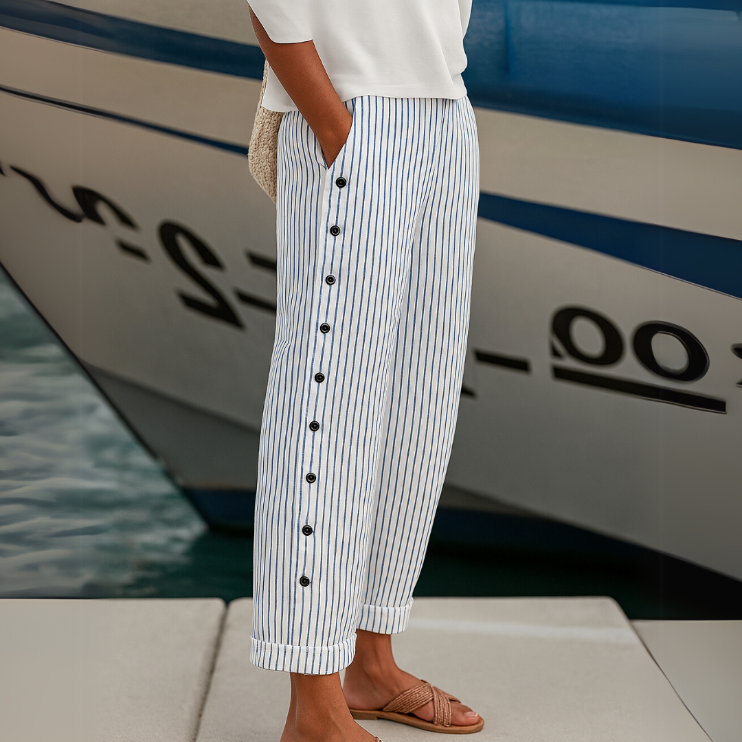 Brooke | Striped Wide Leg Pants