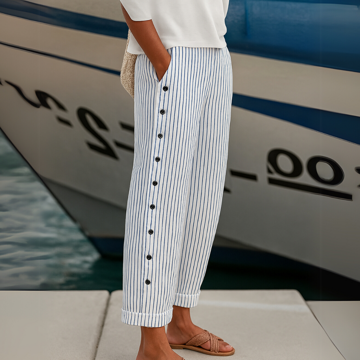 Brooke | Striped Wide Leg Pants