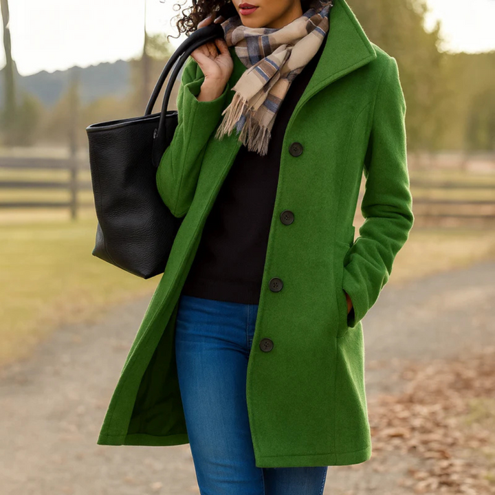 Charlotte | Women's Long Button Front Coat