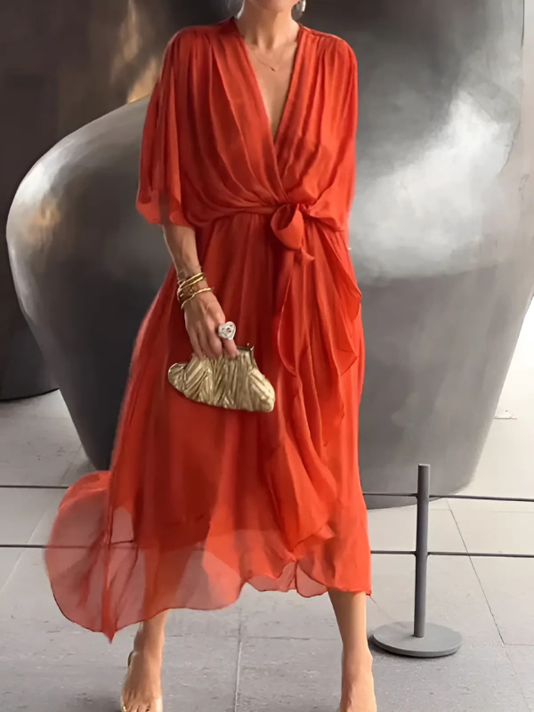 Cecelia | Women's Wrap Midi Dress
