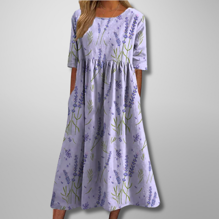 Lillian | Floral Midi Dress