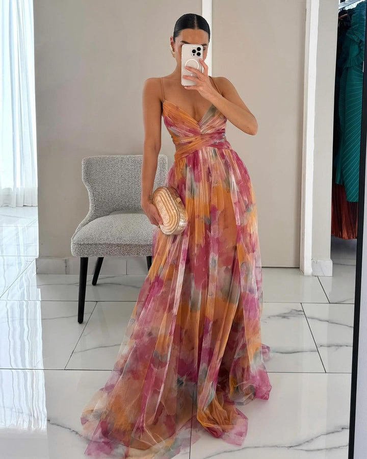 Priscilla | Floral Print Maxi Dress