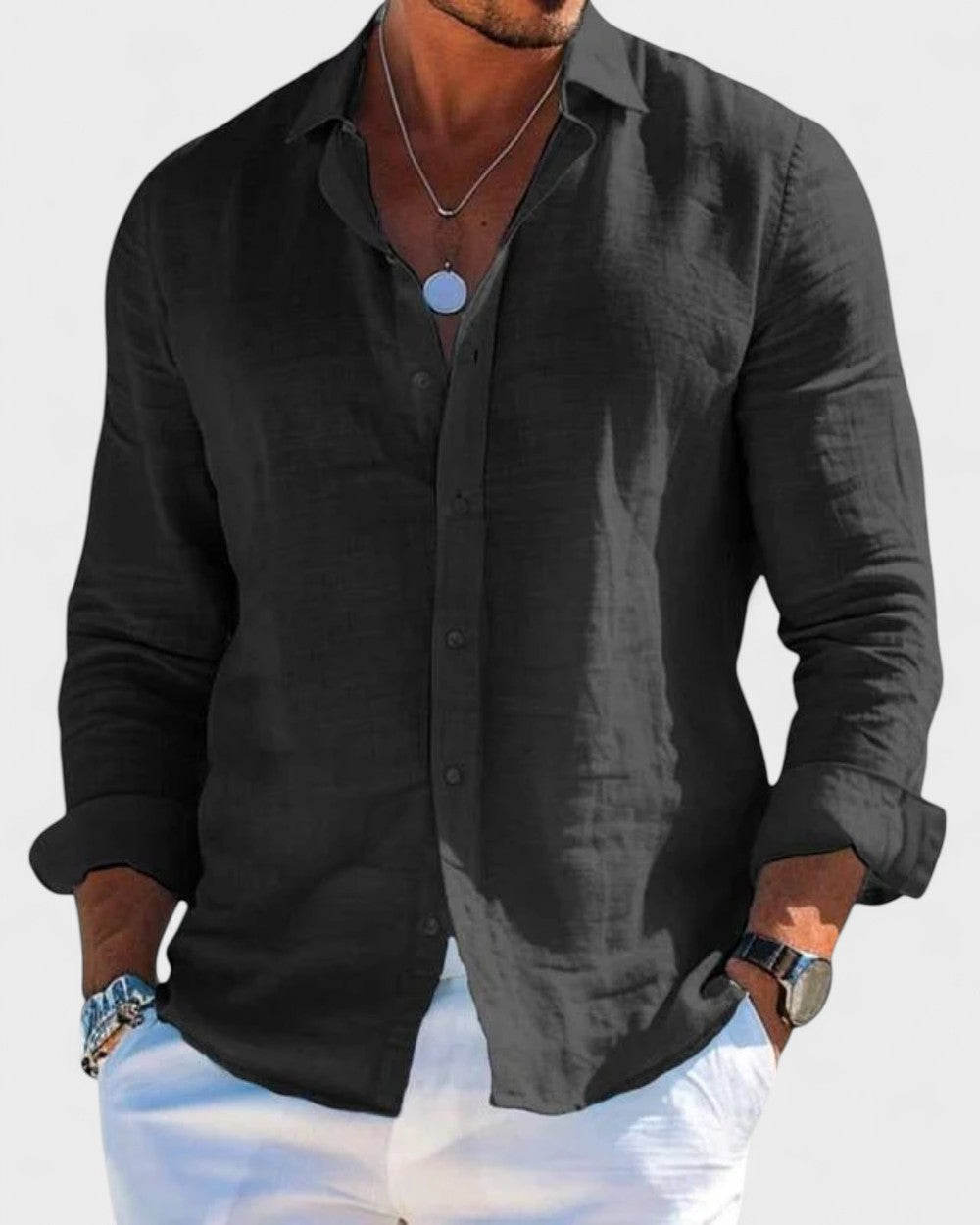 Sawyer | Men's Linen Shirt