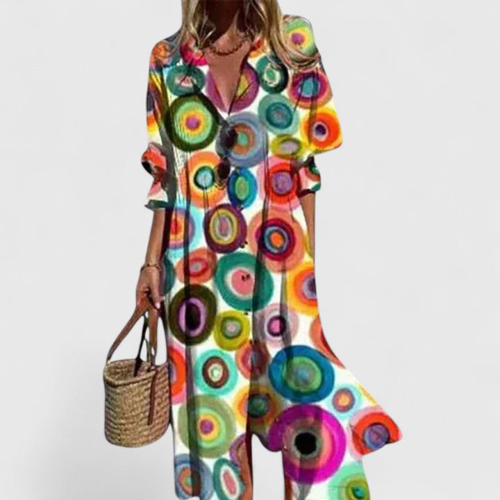 Tallulah | Women's Boho Midi Dress