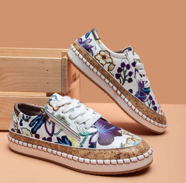 Rosie | Women's Orthopedic Floral Walking Shoes