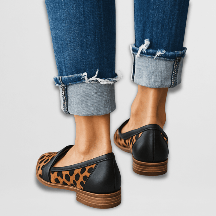 Helena | Women's Suede Loafers with Pointed Toe