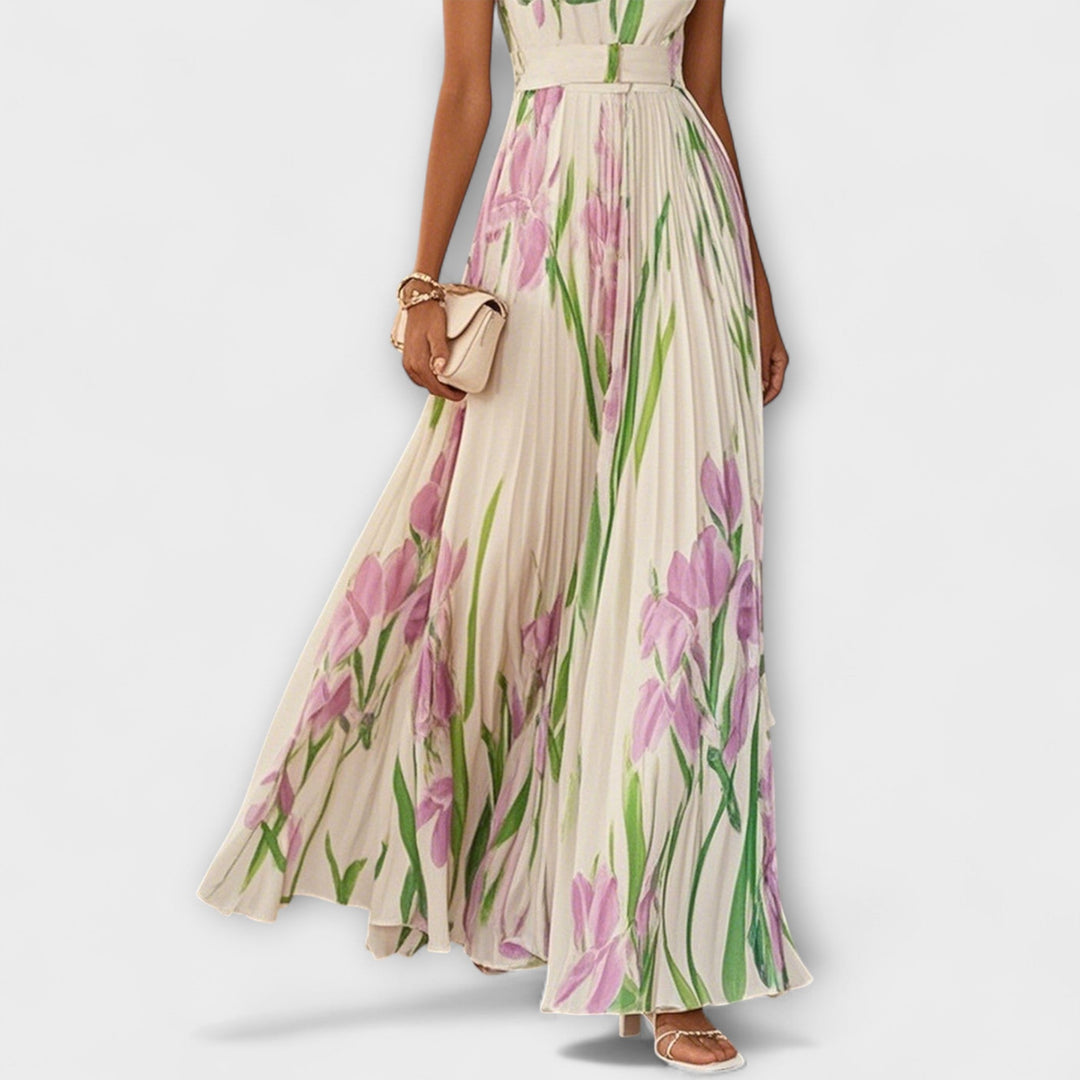 Mirabelle | Floral Square Neck Prom Dress