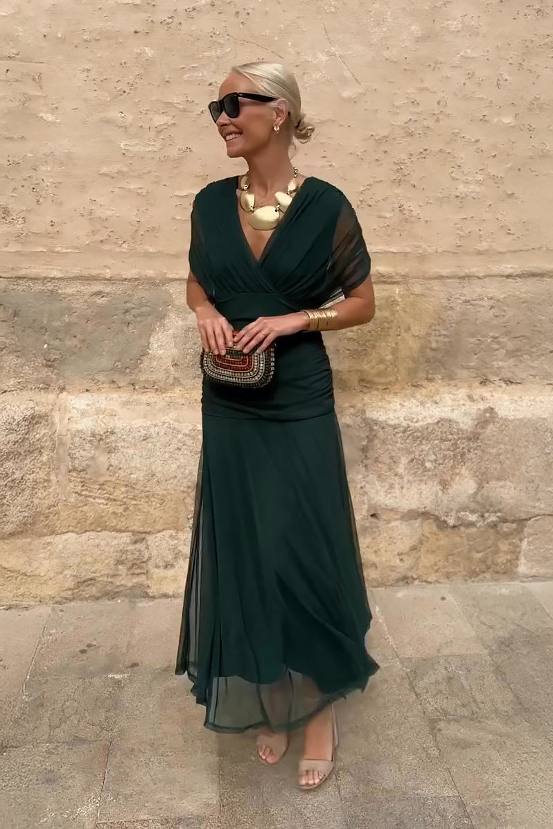 Lily | V-Neck Maxi Dress
