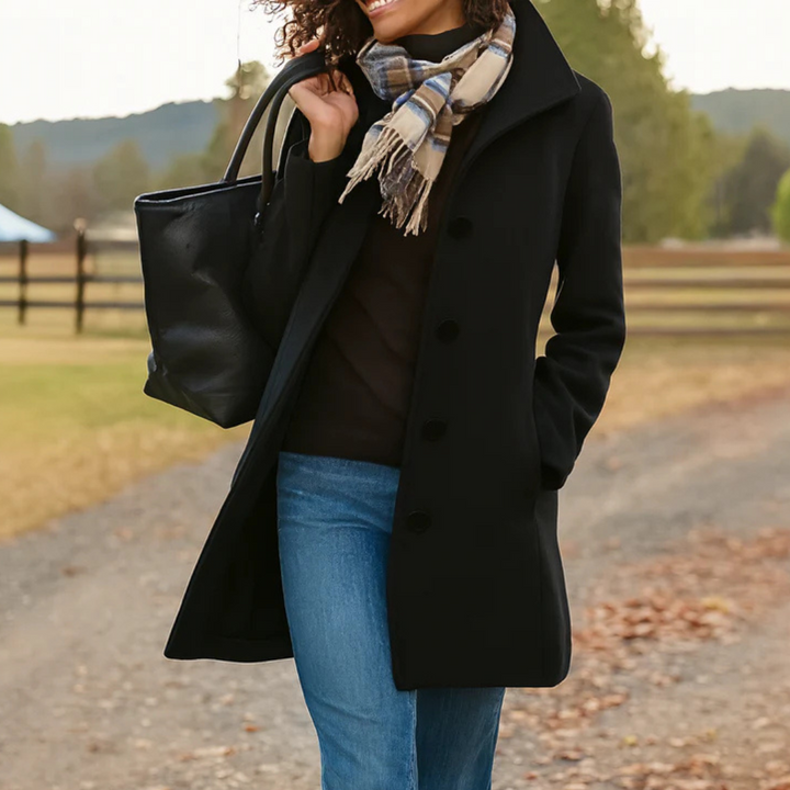 Charlotte | Women's Long Button Front Coat