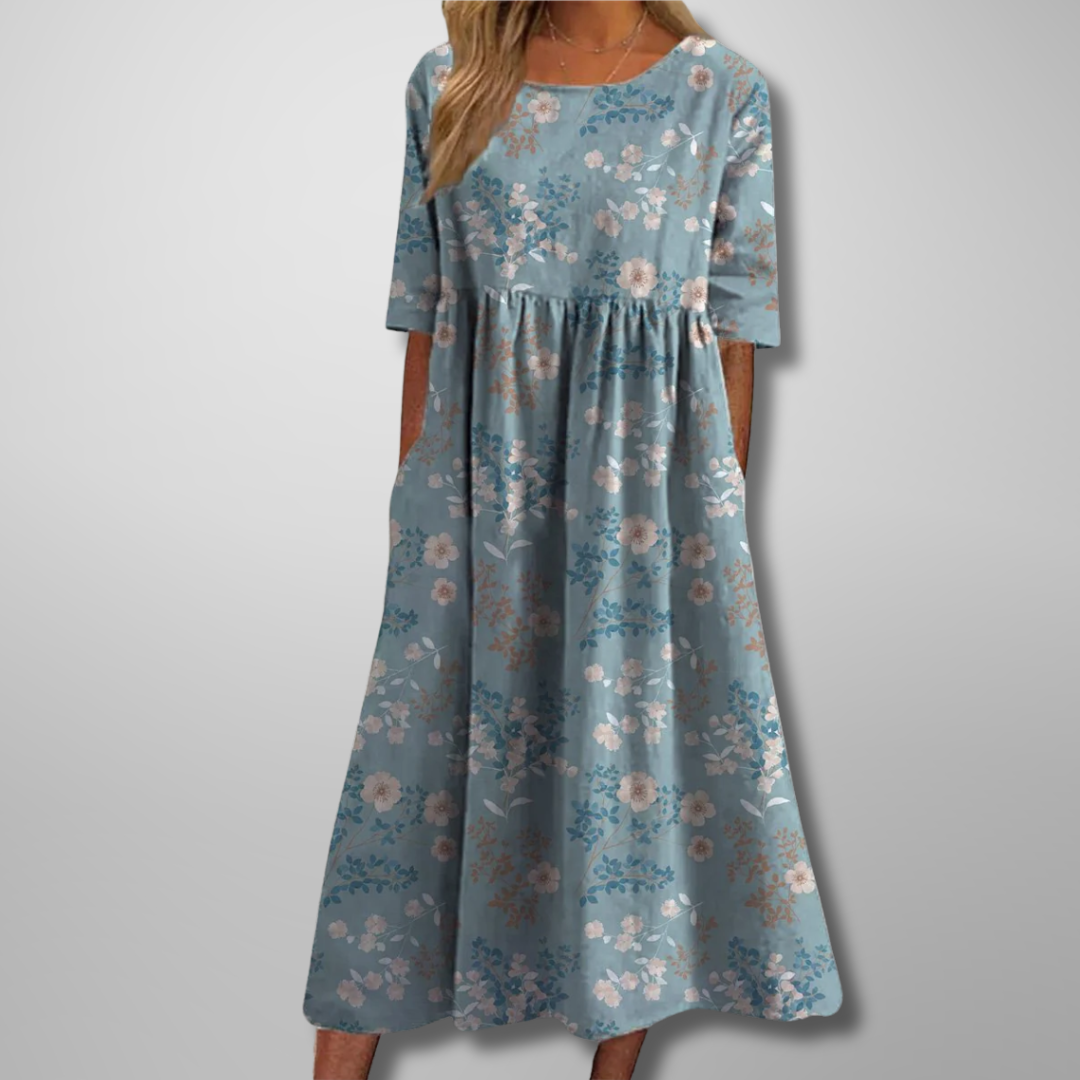 Lillian | Floral Midi Dress