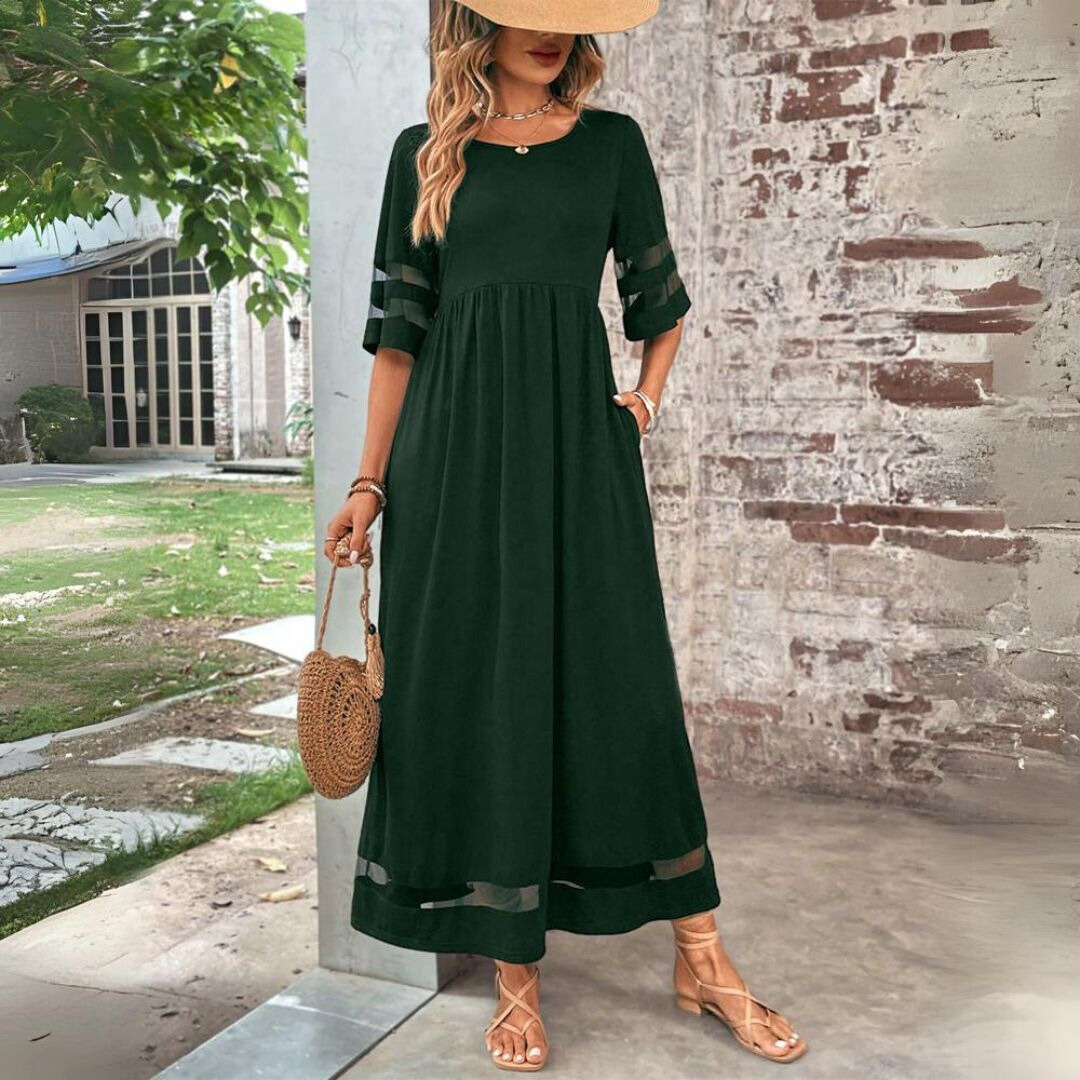 Charlotte | Empire Waist Maxi Dress with Flowy Fit