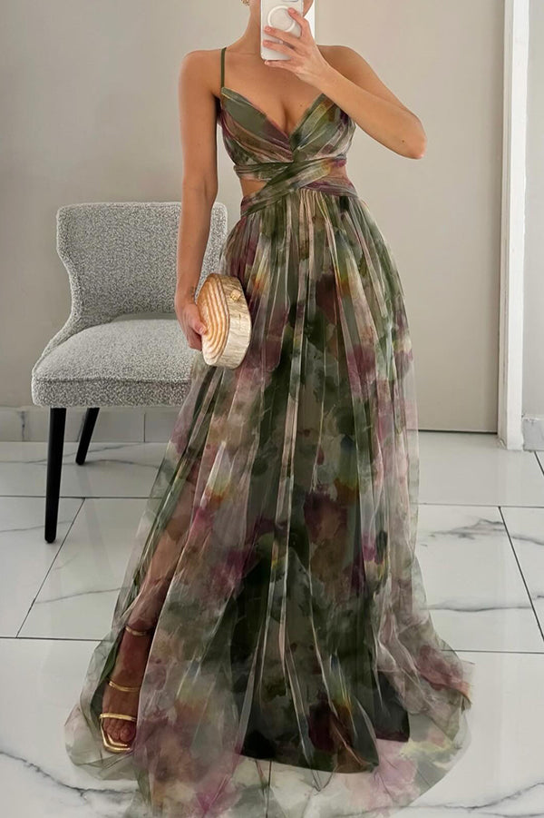 Priscilla | Floral Print Maxi Dress