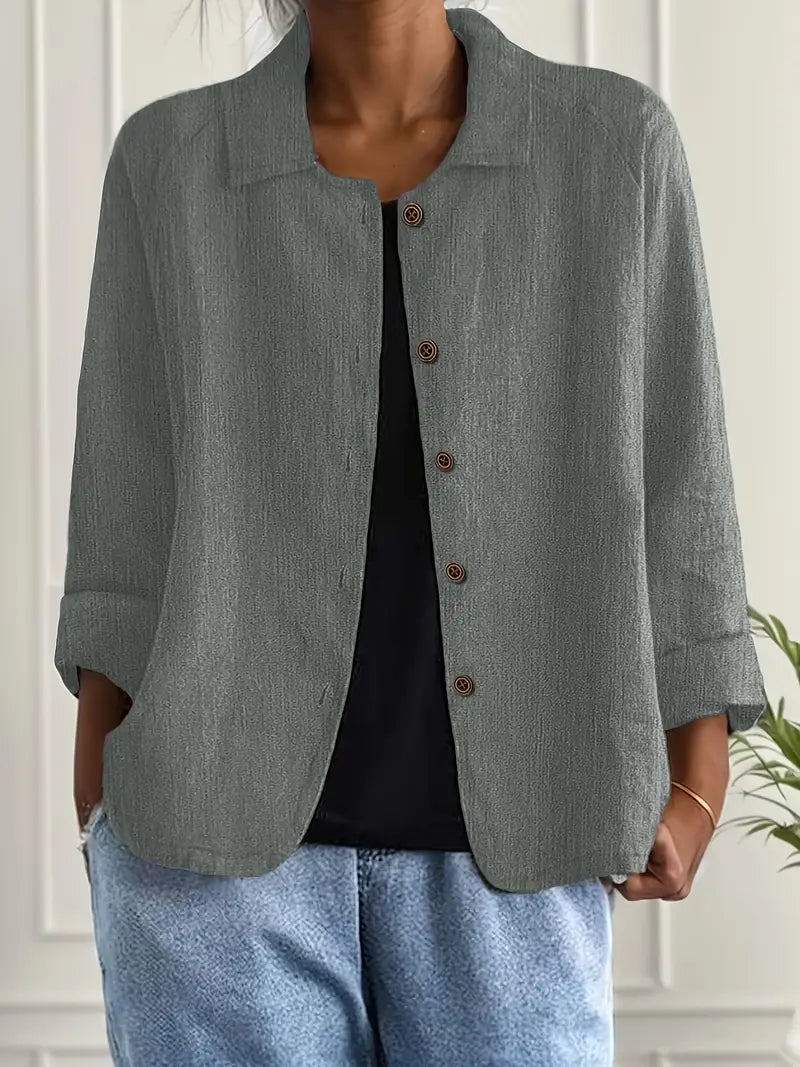 Sienna | Long Sleeve Top with Lightweight Fit
