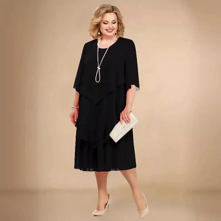 Margarita | Wedding Guest Layered Midi Dress