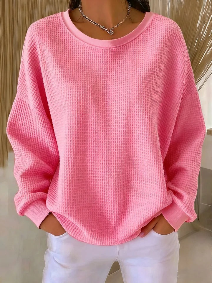 Charlotte | Women's Crewneck Knit Sweater with Relaxed Fit