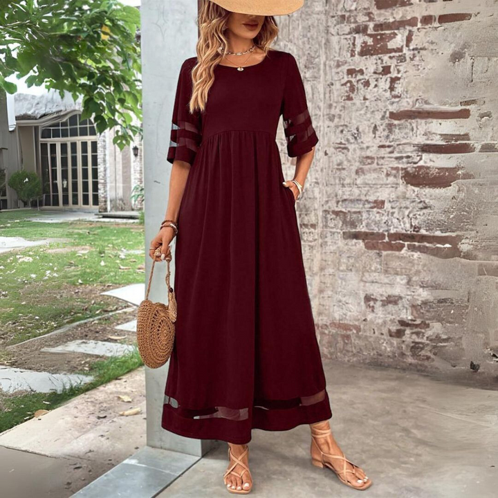 Charlotte | Empire Waist Maxi Dress with Flowy Fit