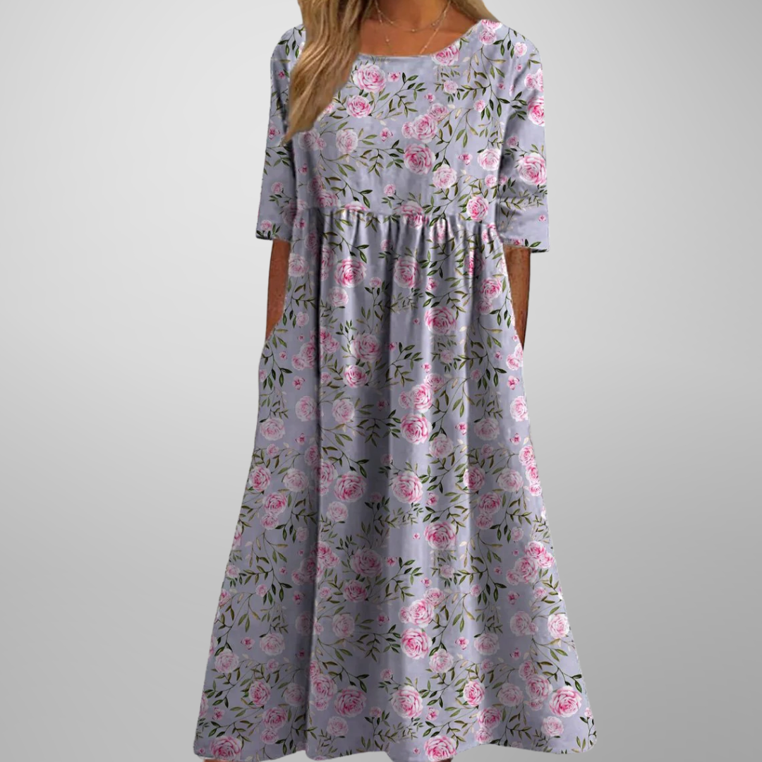 Lillian | Floral Midi Dress