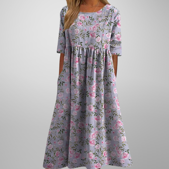 Lillian | Floral Midi Dress