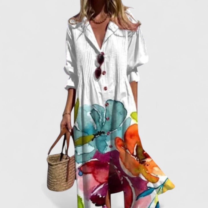 Tallulah | Women's Boho Midi Dress