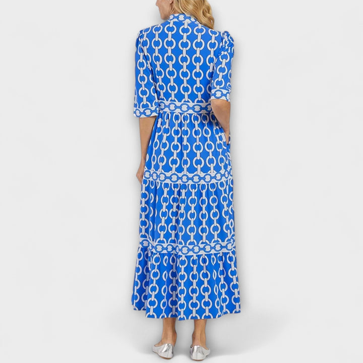 Rosalind | Women's Tiered Midi Dress