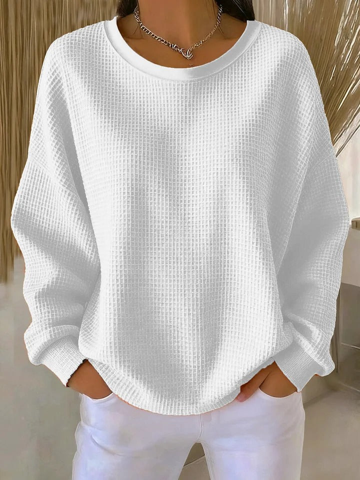 Charlotte | Women's Crewneck Knit Sweater with Relaxed Fit