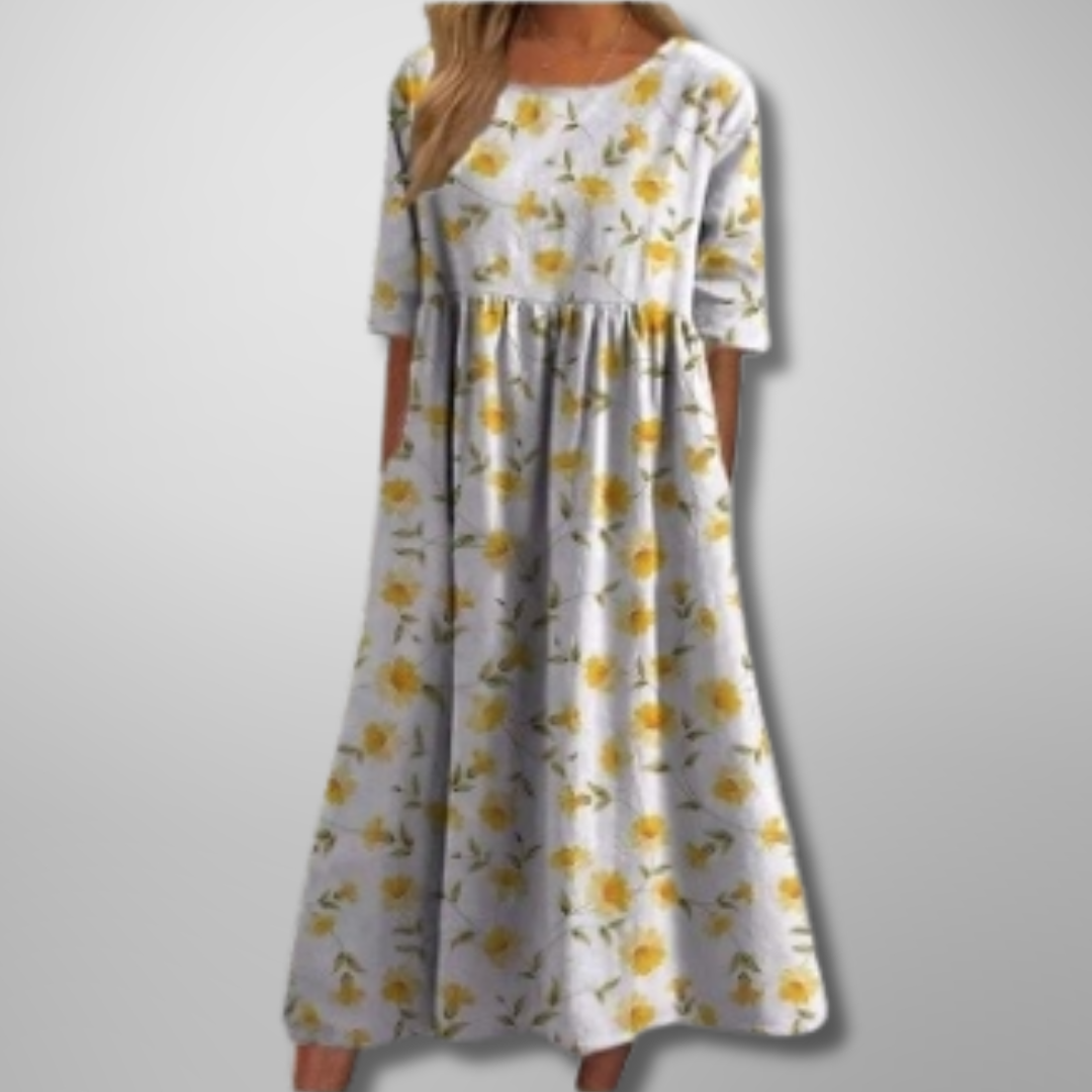 Lillian | Floral Midi Dress