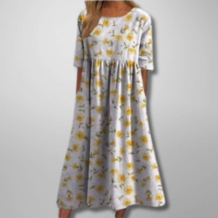 Lillian | Floral Midi Dress