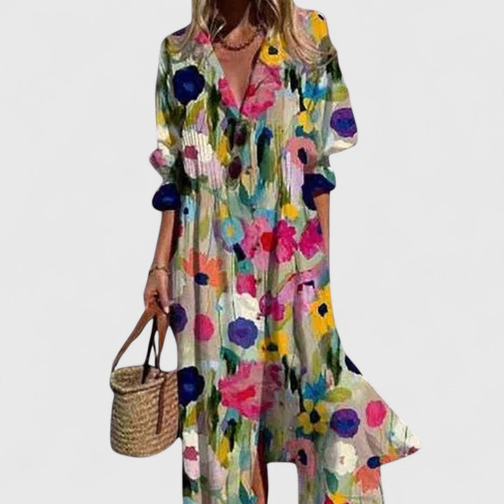 Tallulah | Women's Boho Midi Dress