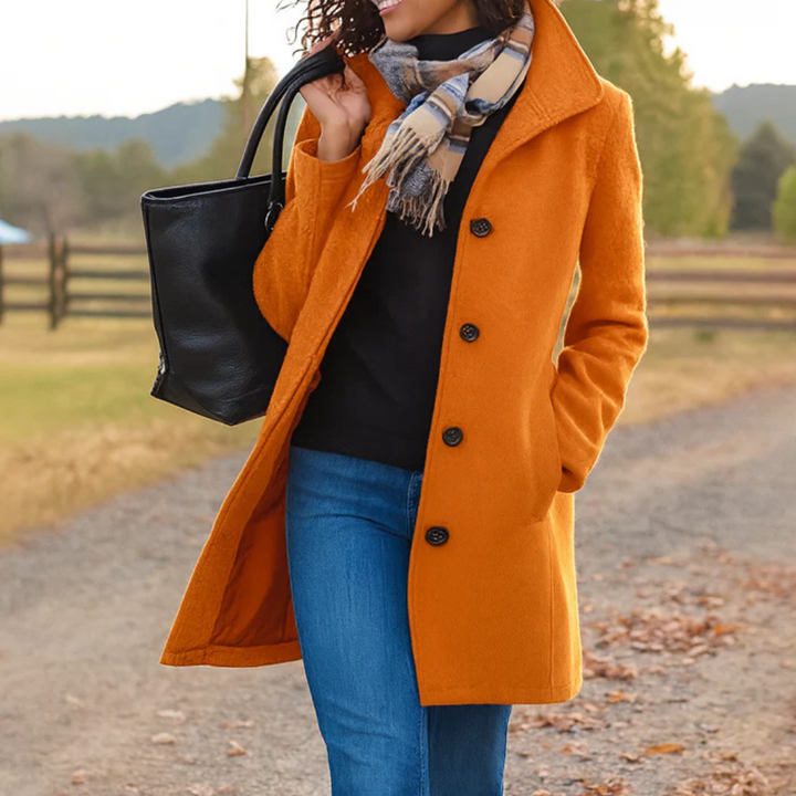 Charlotte | Women's Long Button Front Coat
