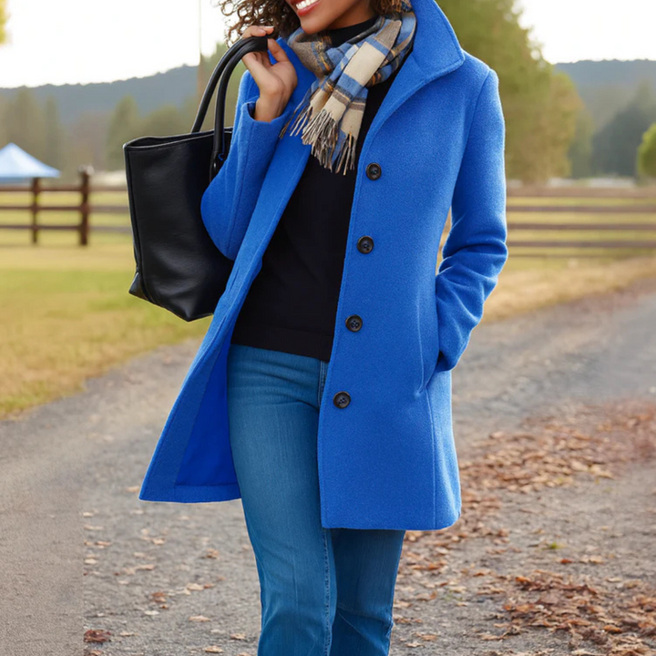 Charlotte | Women's Long Button Front Coat
