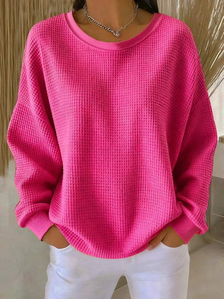 Charlotte | Women's Crewneck Knit Sweater with Relaxed Fit