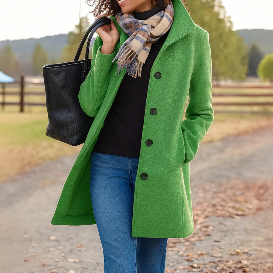 Charlotte | Women's Long Button Front Coat
